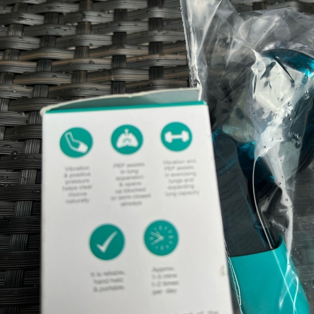 New sealed AirPhysio Health and Wellness Breathing device no box - Picture 4 of 8